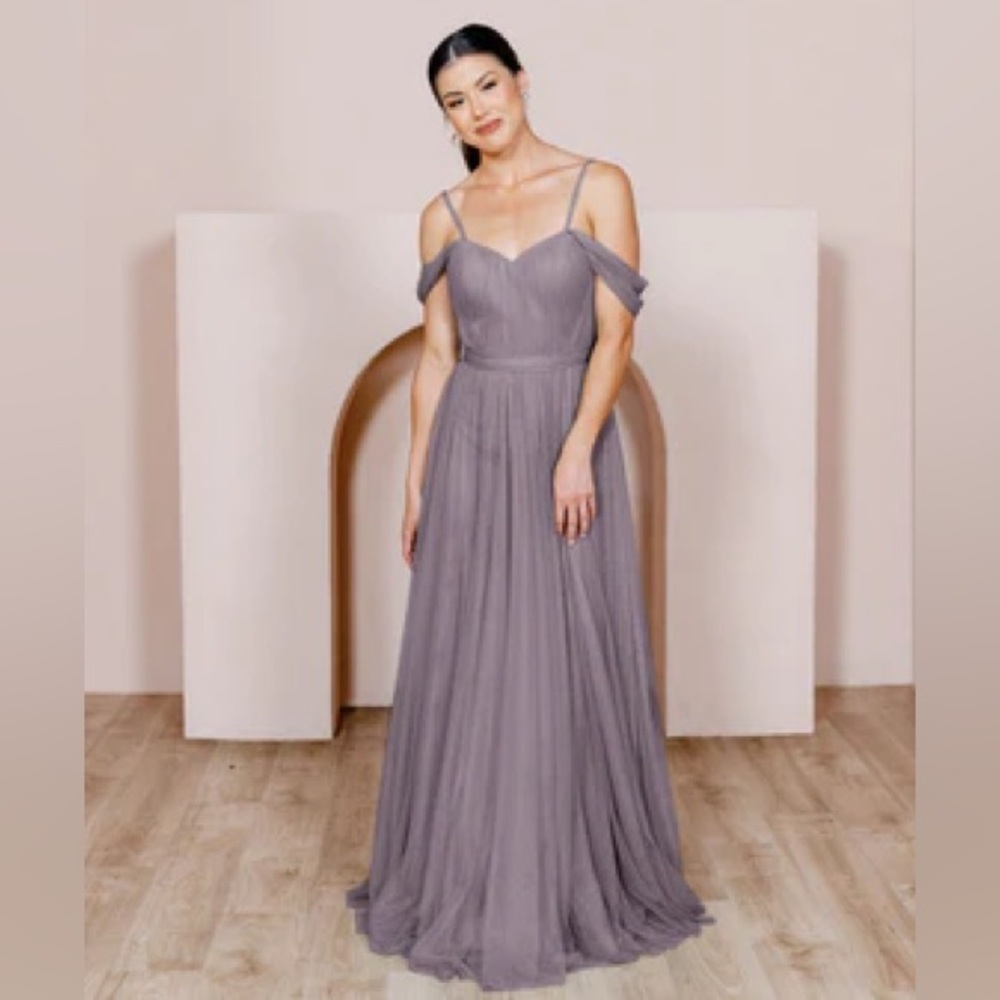 CLEAR OUT PRICE! Revelry Rosalie Tulle Convertible Dress, Wisteria - 12 - Picture 3 of 11